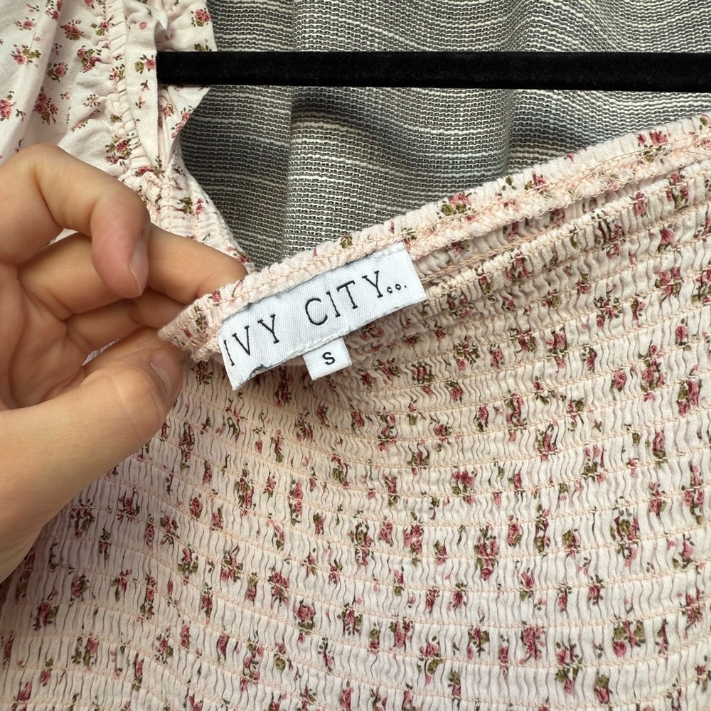 COPY - Ivy City Co Pink Floral Dress